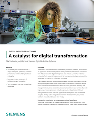 Siemens Xcelerator data sheet